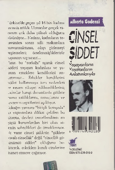 Cinsel Şiddet-Yaşayanların- Yaşadanların-Anlatımlarıyla-Alberto Godenzi-Yaqub Coşar-Sultan Qurucan-Coşar-1989-178s