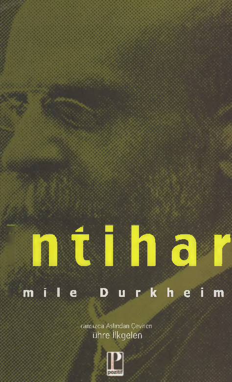 İntihar-Emile Durkheim-Zöhre Ilkgelen-2013-462s