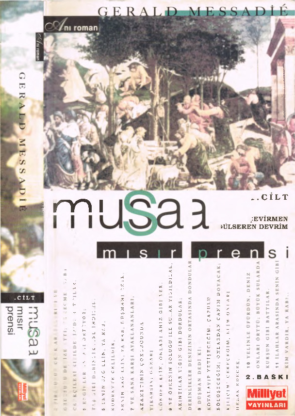 Musa-Mısır Prensi-1-Gerald Messadıe-Gülseren Devrim-1999-390s