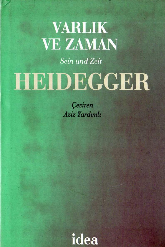 Varlıq Ve Zaman-Martin Heidegger-Eziz Yardımlı-2006-664