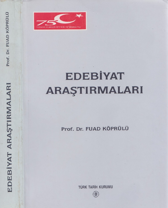 Edebiyat Araşdırmaları-Fuad Köprülü-1986-488s