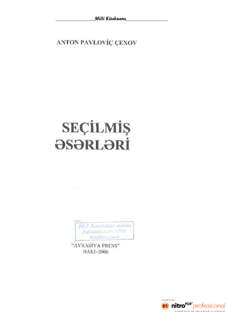 Çoxof-Sechilmish Eserleri-2006-317s