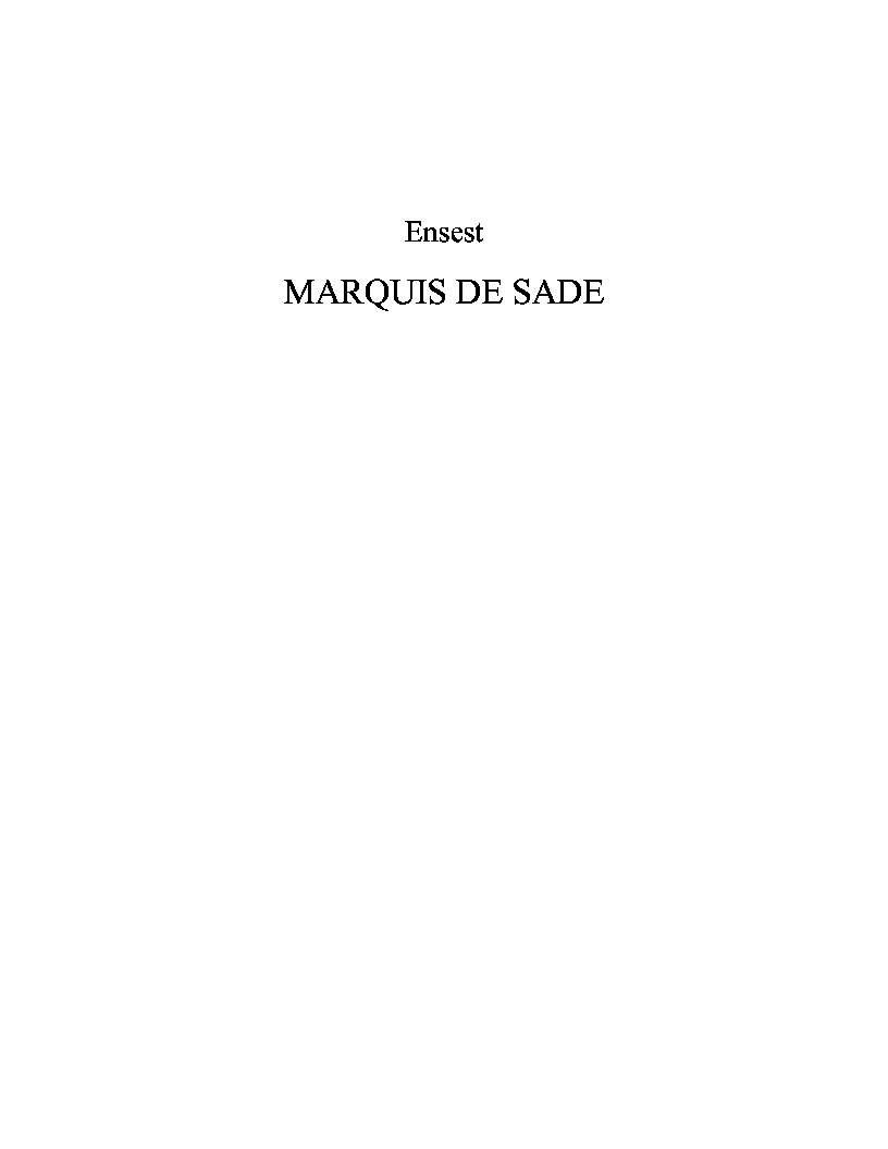 Ensest-Ruman- Marquis De Sade-Neslixan Özakınçı-2013-150s