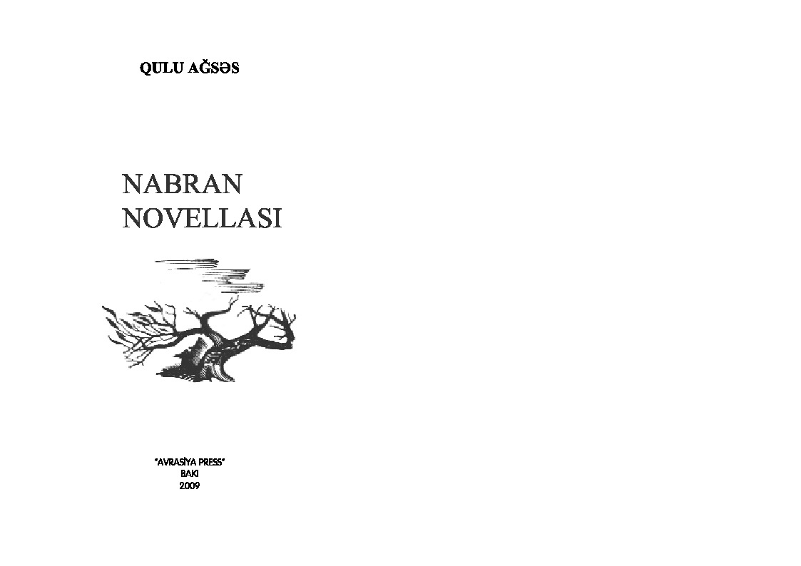 Qulu Ağses-Nabran Novellası-Baki-2009-336s