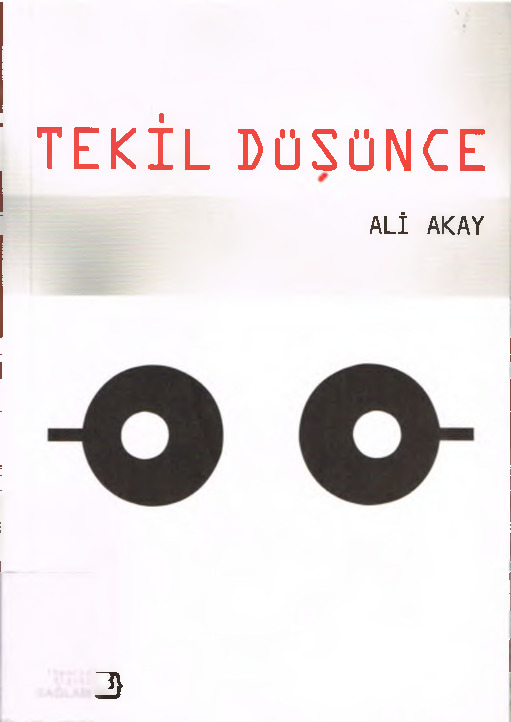Tekil Düşünce-Ali Akay-1999-193s