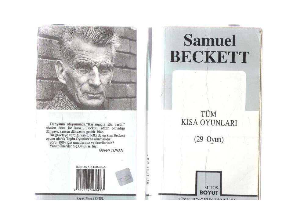 Tüm Qısa Oyunları-Samuel Beckett-1984-331s+Son Band-Samuel Beckett-7s