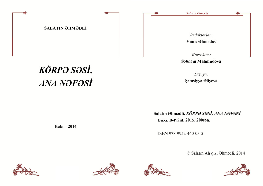 Körpe Sesi-Ana Nefesi-Salatin Ehmedli-Baki-2014-200s