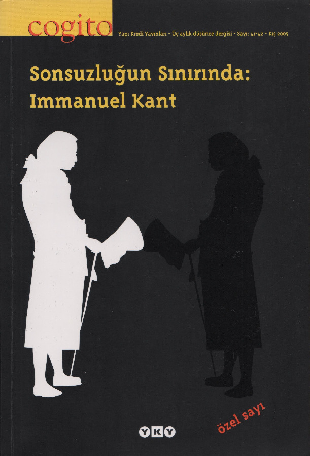 Cogito Dergisi-Say-41-42-Sonsuzlughun Sinirinde Immanuel Kant-2005-527s