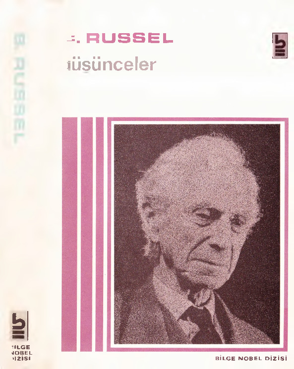 Düşünceler-Bertrand Russe-Nail Bezel-S.Eyuboğlu-V.Günyol-1982-225s