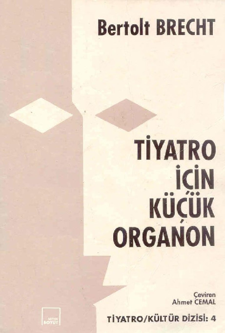 Tiyatro Için Küçük Orqanon-Bertolt Brecht-Ahmed Cemal-1993-122s