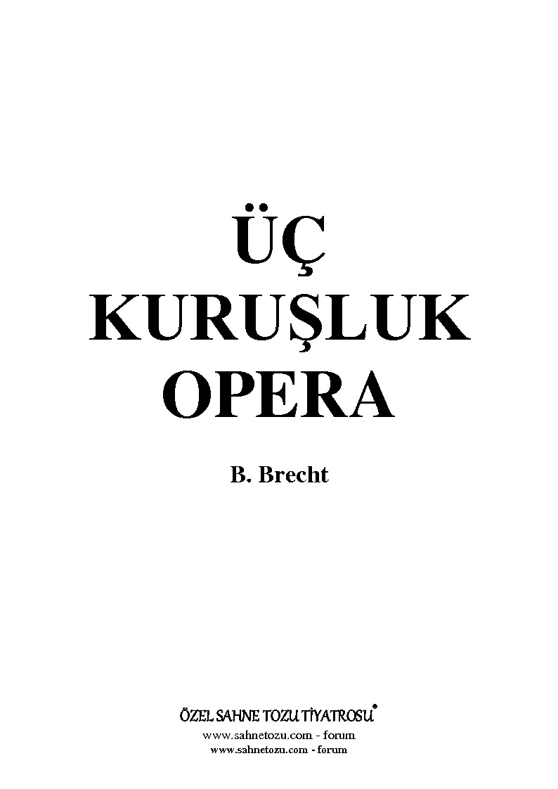 3 Qurushluq Opera-Bertolt Brecht-1989-35s