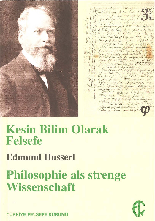 Kesin Bilim Olaraq Felsefe-Edmund Husserl-2014-144s
