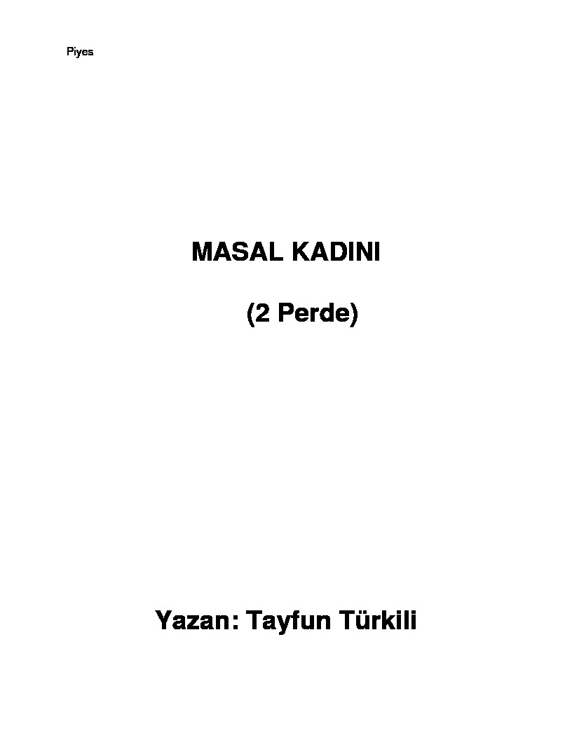 Masal Qadını-Tayfun Tayfun Türkili-2003-87s