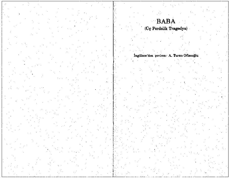 Baba-August Strindberg-A.Turan Oflazoğlu-1990-80s