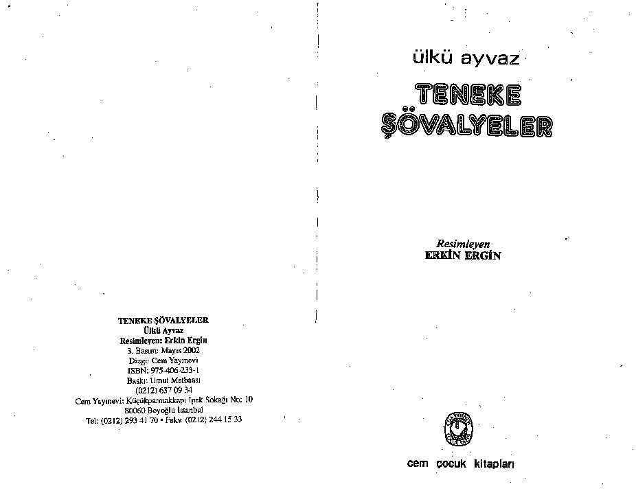 Teneke Şövalyeler-Ülkü Ayvaz-2002-60s