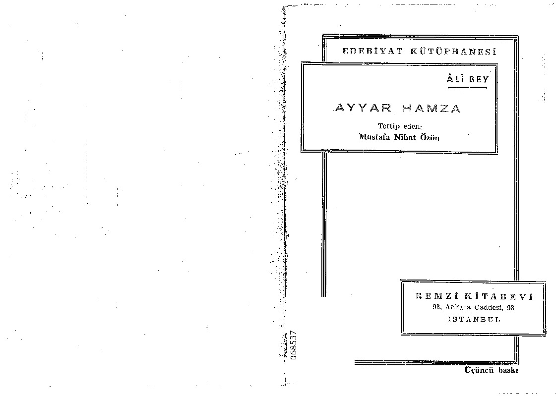Ayyar Hemze-Ali Bey-1968-125s