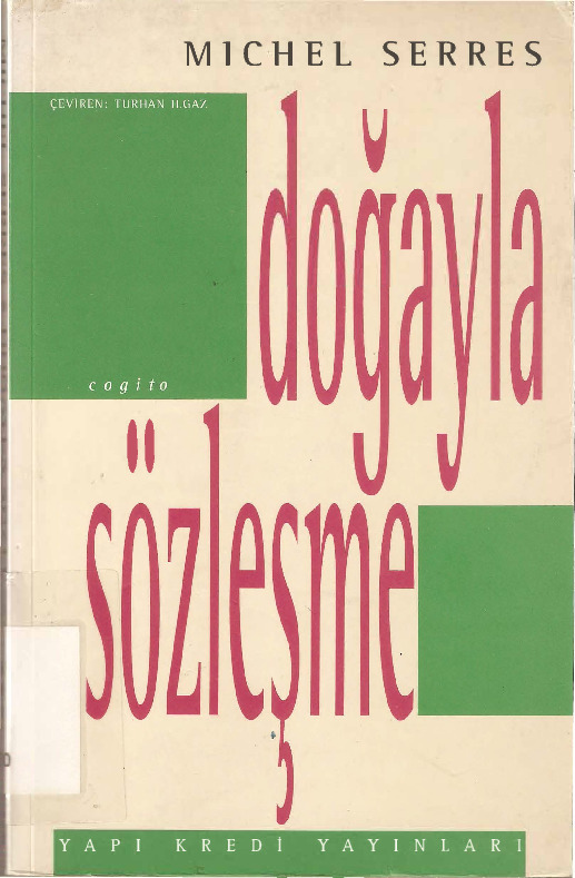 Doghayla Sözleşme-Michel Serres-Turxan Ilqaz-1994-149s