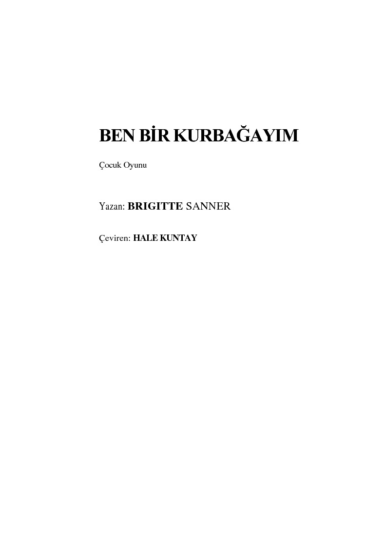 Ben Bir Qurbağayım-Brigitte Sanner-Hale Kuntay-2000-42