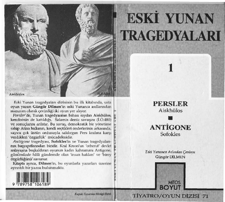 Persler-Antigone Sofoklesaiskhylos-Güngör Dilmen-1999-120s