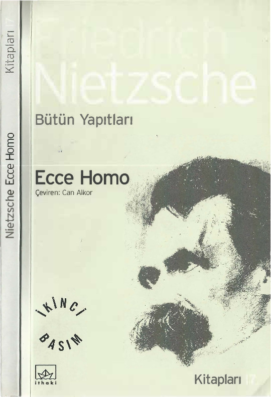 Ecco Homo-kişi nasıl kendisi olur-Friedrich Nietzsche-Can Alkor-1970-143s