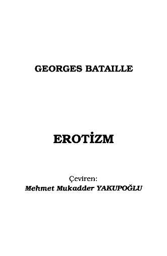 Erotizm-Georges Bataille-mehmed Mkukadder yaquboğlu-1993-305s