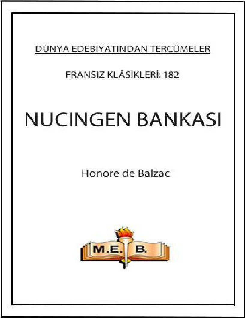 Nucingen Bankasi-Honore De Balzac-Vahdi Hatay-1950-41s