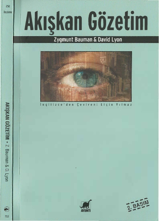 Axışqan Gözetim-Zygmunt Bauman-David Lyon-Elçin Yılmaz-2013-177s