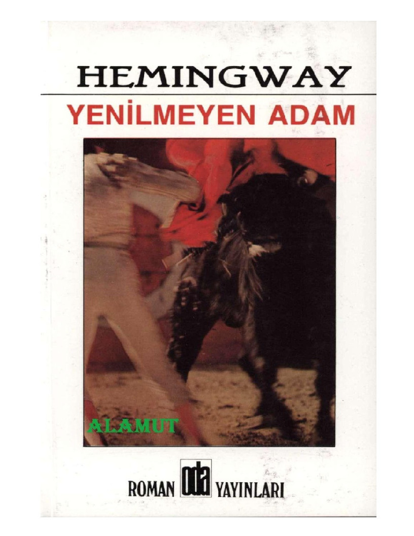 Yenilmeyen Adam-Ernest Hemingway-1998-158s
