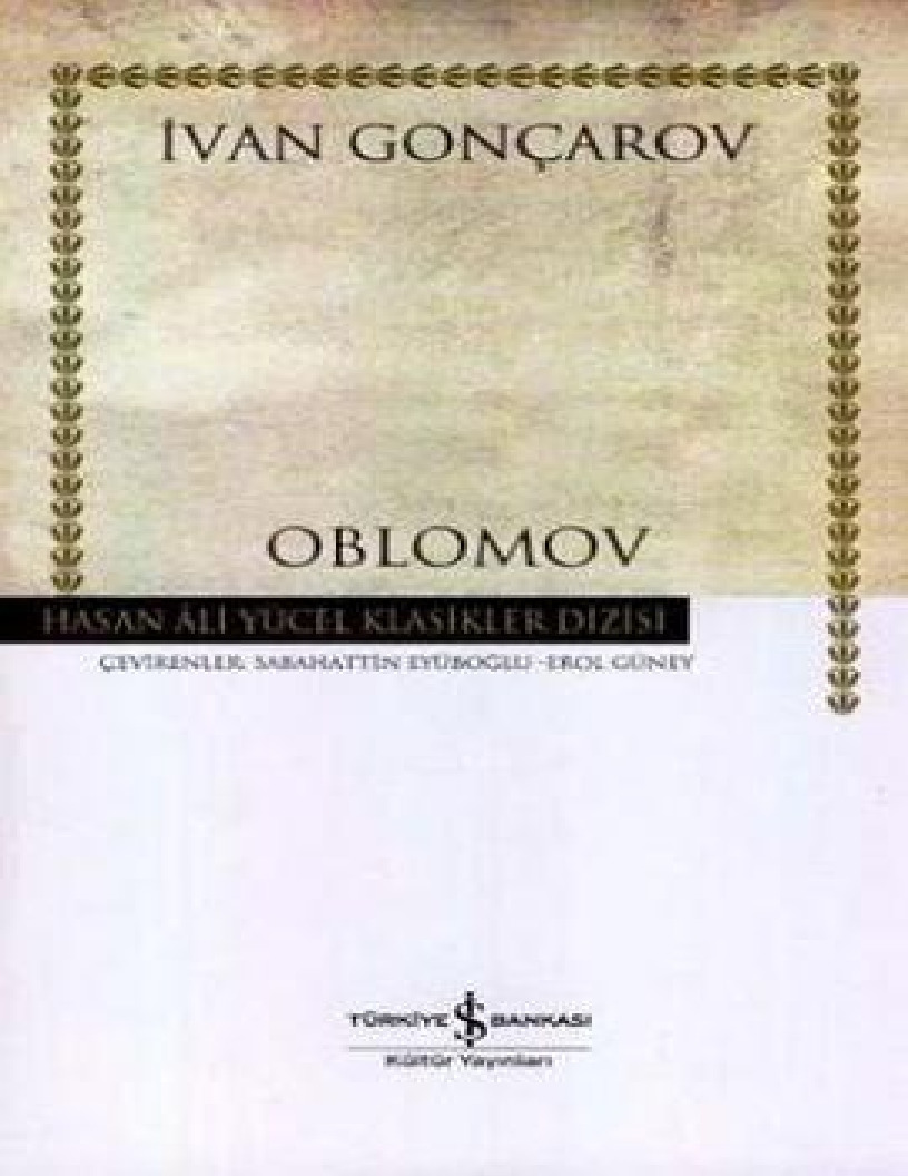 Oblomov-Ivan Goncarov-Sabahetdin Eyuboğlu-Erol Güney-1941-364s