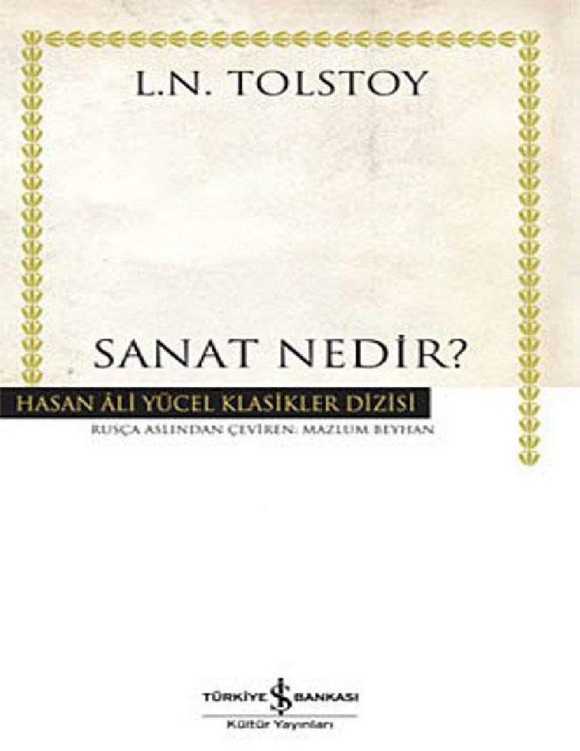 Sanat Nedir-Lev Nikoloyevich Tolstoy-Mehmed Özgül-Mezlum Beyxan-2002-285s