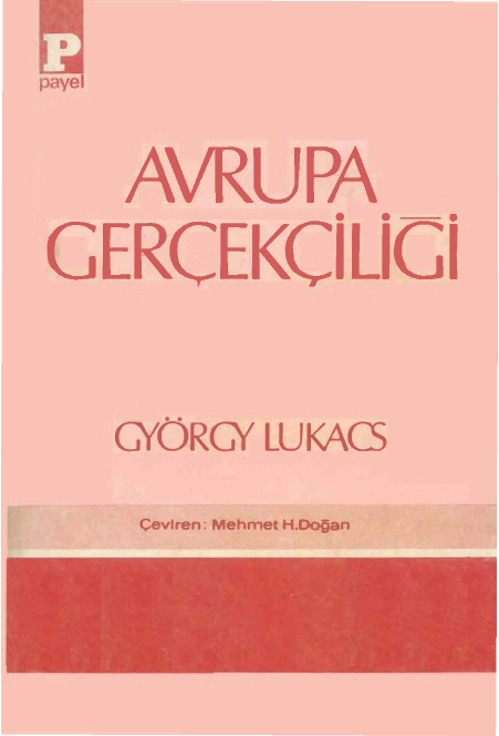 Avrupa Gerçekliği-Georg Lukacs-Mehmed H.Doğan-1977-378s