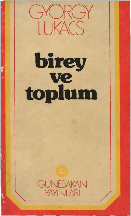 Birey Ve Toplum-Georg Lukacs-Aysel Atayman-1978-233s