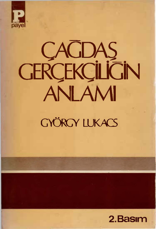 Çaghdaş Gerçekciliğin Anlamı-Georg Lukacs-Cavad Çapan-1975-161s