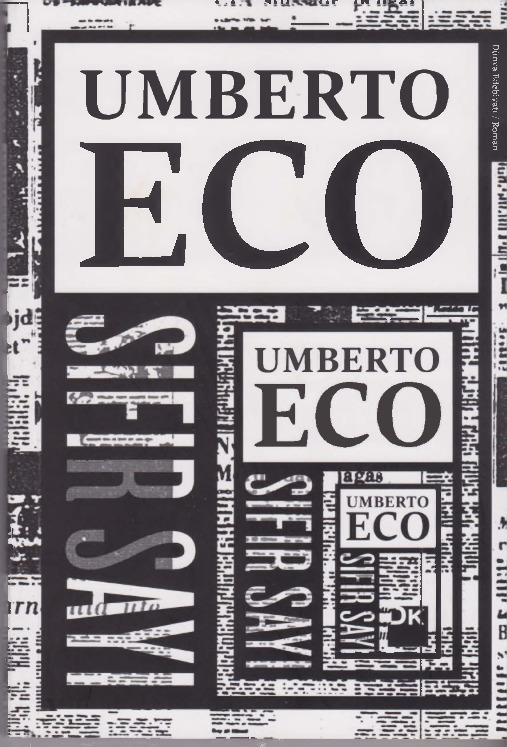 Sıfır Sayı-Umberto Eco-Eren Yucesan Cendey-2015-180s