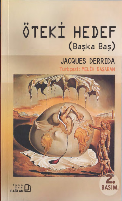 Öteki Hedef-Başqa Baş-Jacques Derrida-Melih Başaran-1991-144s