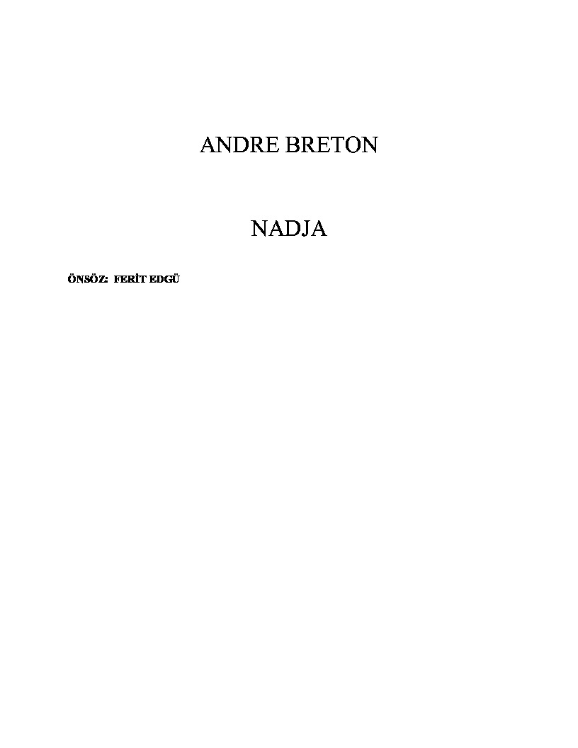Nadja-Andre Breton-Ismayıl Yerqüz-2008-68s