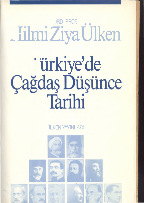 Türkiyede Çaghdash Düşünce Tarixi-Hilmi Ziya Ülken-1992-505s