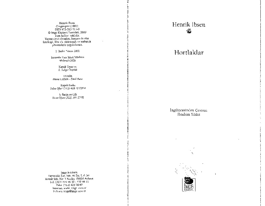 Xortlaqlar-H.Ibsen-Hüseyin Salıoğlu-2001-100s+Hesab Boyle Verilir-Hüseyin Nihal Atsız-20s
