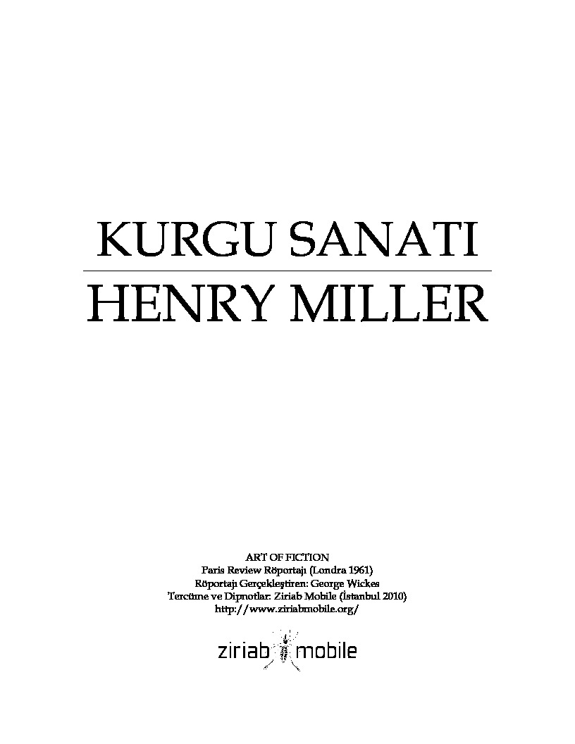 Qurqu Sanatı-Henry Miller-2010-22s