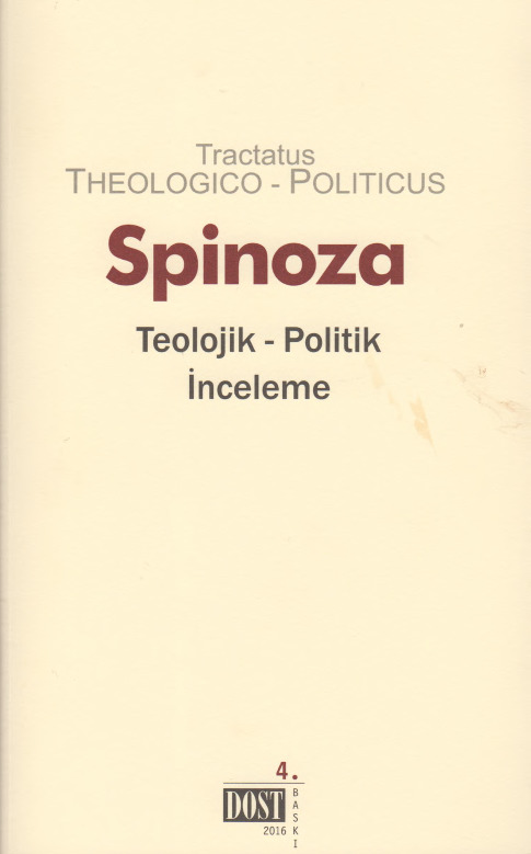 Teolojik-Politik Inceleme-Tractatus Theologico-Politicus-Benedictus Spinoza-Cemal Bali Akal-Reyda Ergün-2016-305s
