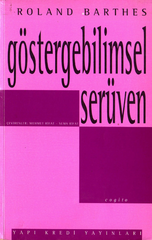 Cogito-Göstergebilimsel Serüven-Roland Barthes-Mehmed Rifet-Sema Rifet-1993-195s