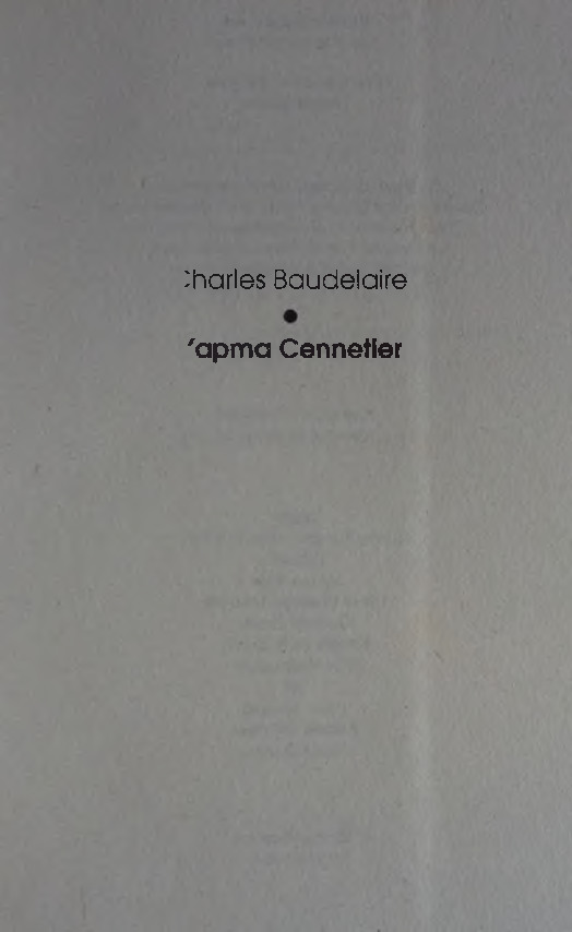 Yapma Cennetler-Charles Baudelaire-Yaqub Şahan-1994-229s