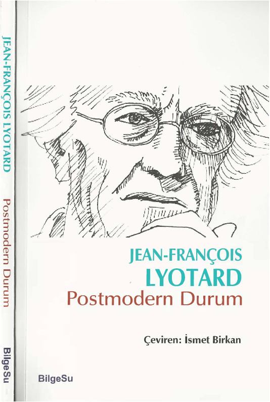Postmodern Durum-Jean-Franchois Lyotard-Ismet Birkan-2013-128s