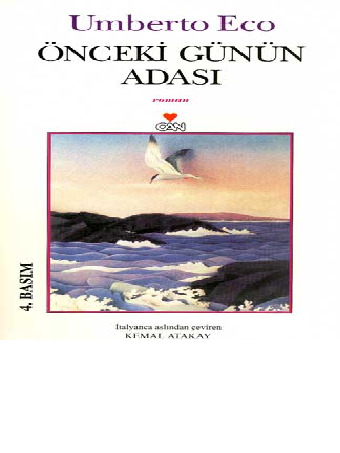 Önceki Günün Adası-Umberto Eco-Kemal Atakay-1992-1120s