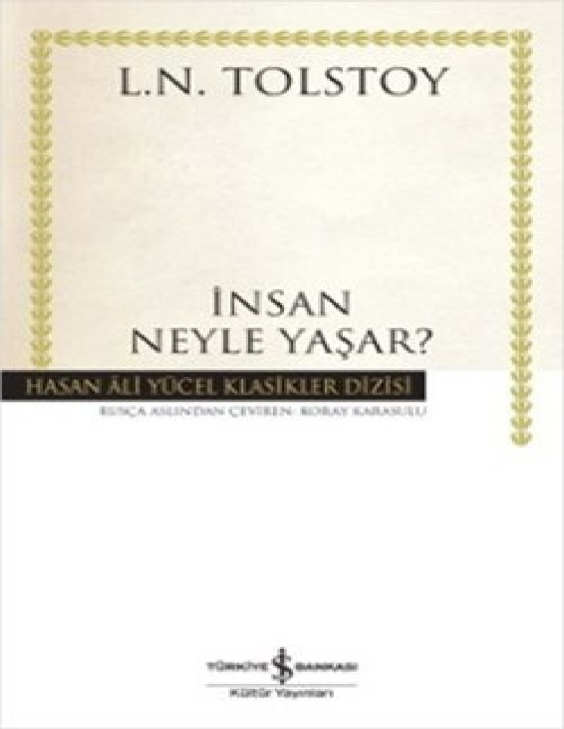 Insan Neyle Yaşar-Lev Tolstoy-2012-46s