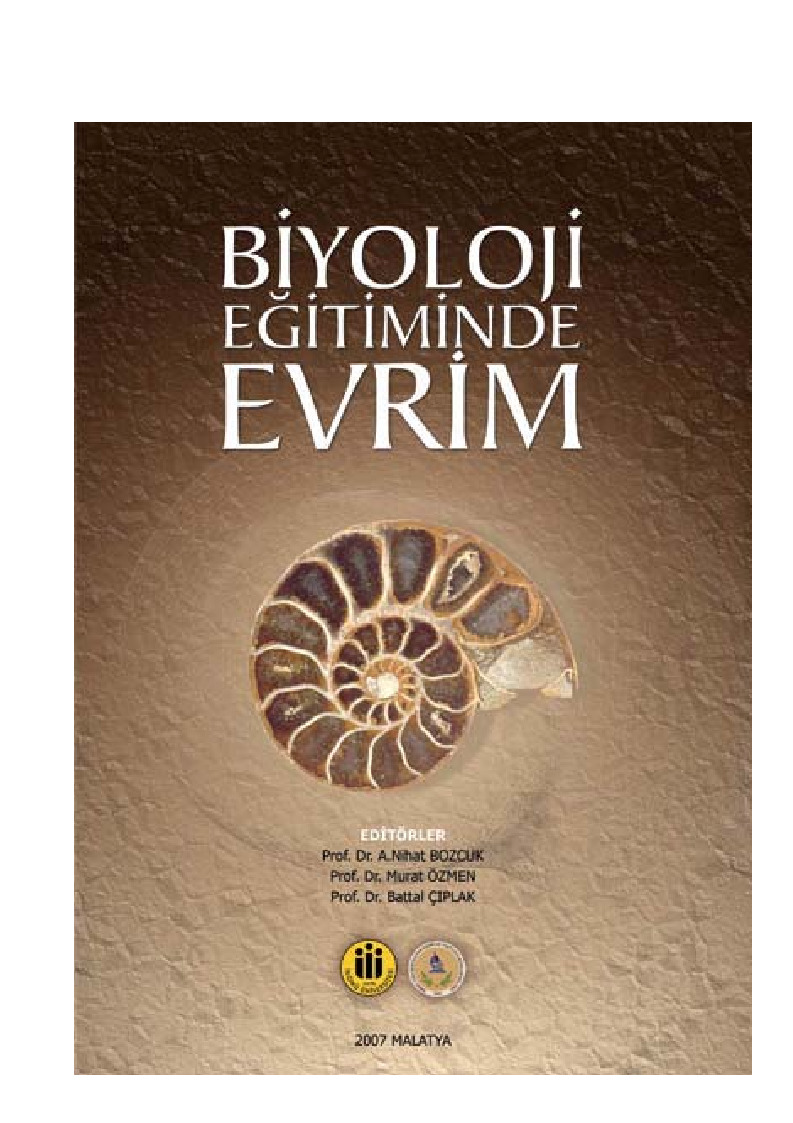 Biyoloji Eğitiminde Evrim Simpozyumu-N.Bozouq-M.Özmen-2007-252s