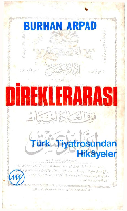 Direklerarası-Türk Tiyatrosundan Hikayeler-Bürhan Arpad-2010-140s