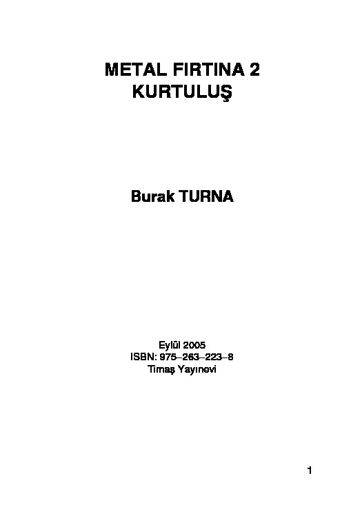 Metal Fırtına-2-Qurtuluş-Buraq Turna-2005-250s