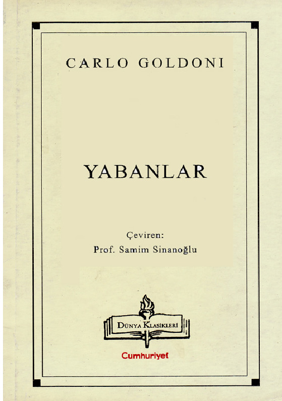 Yabanlar-Carlo Goldoni-Semim Sinanoğlu-1996-103s