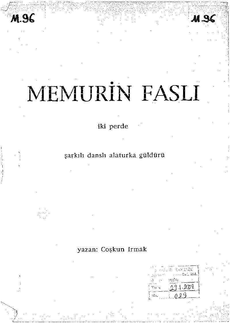 Memurin Fasli-Coşqun Irmaq-2013-70s